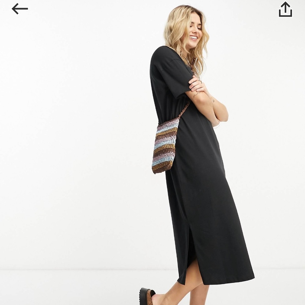 Vero Moda Classic Black Midi Dress